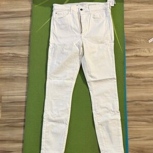 H&M White Skinny Jeans for Women